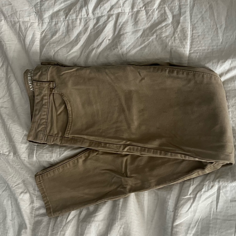 American Eagle Jeggings Kakhi